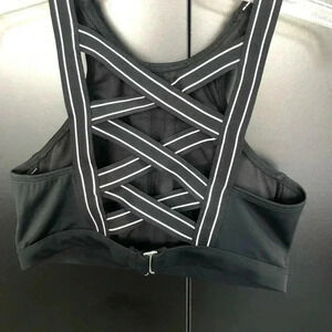 Eco Beach Bikini Crop Top,High Neck,crisscross Back,full coverage,removable pads